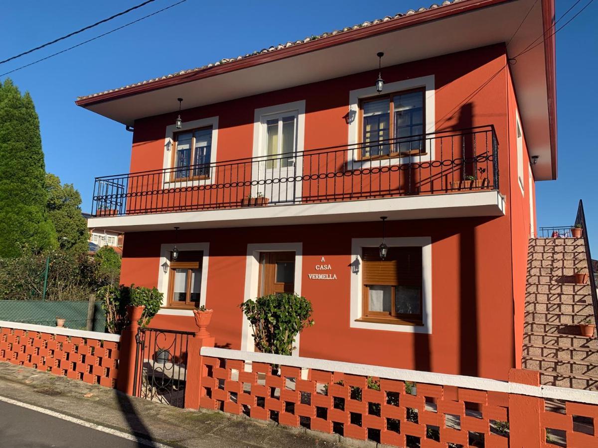 OrtonoA Casa Vermella Con Jardin A 10 Minutos De Santiago De Compostelaアパートメント エクステリア 写真